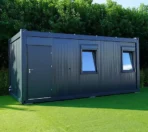 Bürocontainer /6×3 Meter mit Fenstern auf der langen rechten Seite – Bild 6