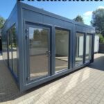 Büro-Sozialcontainer 6x6 m – 36 m² mit WC und Küchenzeile