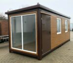 Wohncontainer-Gartenlaube 6×2,40 Meter in Holzausführung – Bild 11
