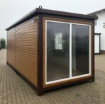 Wohncontainer-Gartenlaube 6×2,40 Meter in Holzausführung – Bild 9