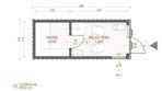 Saunacontainer von 15 m² mit „schlüsselfertigem“ Ruhebereich – Bild 2