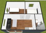 Tiny House mit zwei Schlafzimmern (32 m²) – Bild 14