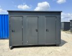 Sanitärcontainer 3 Kabinen WC Urinal Heizkessel Dusche – Bild 5
