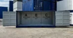 „Offene Seite“ 20 Fuß mit Abtropfschale