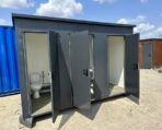 Sanitärcontainer 3 Kabinen WC Urinal Heizkessel Dusche – Bild 8