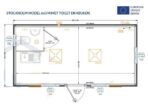 Containerhaus Büro 6×3 Meter Modell Stockholm mit Sanitäranlagen und Küche – Bild 15