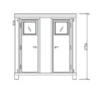 Sanitärcontainer SS1 neu mit 2 WC und 2 Handwaschbecken – Bild 7