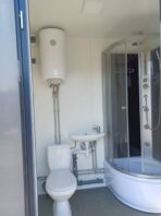 Sanitärcontainer WC Dusche mit Heizkessel und Kippfenster – Bild 14