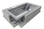 Edelstahl-Pool Expert 3x6x1,34 m – Bild 4