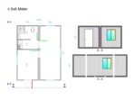 Schwarzer 2-Kammer-Hauscontainer – Bild 8