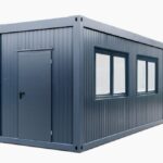 WBC8 Bürocontainer – 20 Fuß, extra groß, Fenster + Heizung