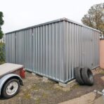 XXL-Reifenlagerbehälter H 2445 x B 4100 x T 6300 mm Einflügelige Tür an der Vorderseite – Bild 5