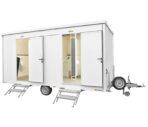 Sanitäranhänger 4 Toiletten 4 Urinale 2 Waschbecken