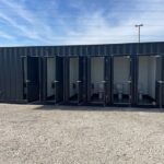 40-Fuß-Toilettencontainer unterteilt
