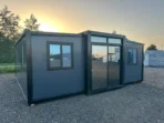 Wohncontainer Tiny House Luxe Schwarz – Bild 15