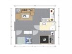 Mobiler Wohncontainer / Luxus-Tiny-Haus mit zwei Schlafzimmern – Bild 6